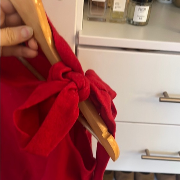 Red Sweater with Bow Detail - Picture 5 of 6